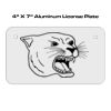 4 X 7 Aluminum License Plate  Thumbnail