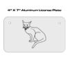 4 X 7 Aluminum License Plate  Thumbnail