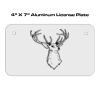 4 X 7 Aluminum License Plate  Thumbnail