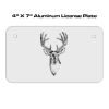 4 X 7 Aluminum License Plate  Thumbnail