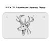 4 X 7 Aluminum License Plate  Thumbnail