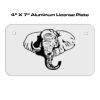 4 X 7 Aluminum License Plate  Thumbnail