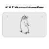 4 X 7 Aluminum License Plate  Thumbnail