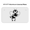 4 X 7 Aluminum License Plate  Thumbnail