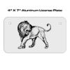 4 X 7 Aluminum License Plate  Thumbnail
