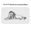 4 X 7 Aluminum License Plate  Thumbnail