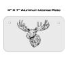 4 X 7 Aluminum License Plate  Thumbnail