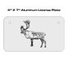 4 X 7 Aluminum License Plate  Thumbnail