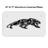 4 X 7 Aluminum License Plate  Thumbnail