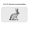 4 X 7 Aluminum License Plate  Thumbnail
