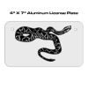 4 X 7 Aluminum License Plate  Thumbnail