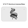 4 X 7 Aluminum License Plate  Thumbnail