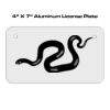 4 X 7 Aluminum License Plate  Thumbnail