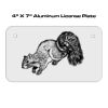 4 X 7 Aluminum License Plate  Thumbnail