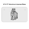 4 X 7 Aluminum License Plate  Thumbnail
