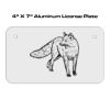 4 X 7 Aluminum License Plate  Thumbnail