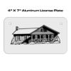 4 X 7 Aluminum License Plate  Thumbnail