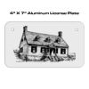 4 X 7 Aluminum License Plate  Thumbnail