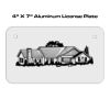 4 X 7 Aluminum License Plate  Thumbnail