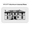 4 X 7 Aluminum License Plate  Thumbnail