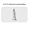 4 X 7 Aluminum License Plate  Thumbnail