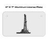 4 X 7 Aluminum License Plate  Thumbnail