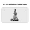 4 X 7 Aluminum License Plate  Thumbnail