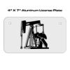 4 X 7 Aluminum License Plate  Thumbnail