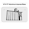 4 X 7 Aluminum License Plate  Thumbnail