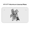 4 X 7 Aluminum License Plate  Thumbnail