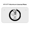 4 X 7 Aluminum License Plate  Thumbnail