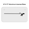 4 X 7 Aluminum License Plate  Thumbnail