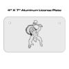 4 X 7 Aluminum License Plate  Thumbnail