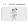4 X 7 Aluminum License Plate  Thumbnail
