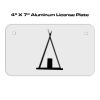 4 X 7 Aluminum License Plate  Thumbnail