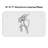 4 X 7 Aluminum License Plate  Thumbnail