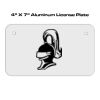 4 X 7 Aluminum License Plate  Thumbnail