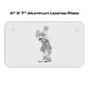 4 X 7 Aluminum License Plate  Thumbnail