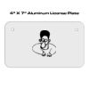 4 X 7 Aluminum License Plate  Thumbnail