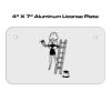 4 X 7 Aluminum License Plate  Thumbnail