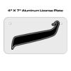 4 X 7 Aluminum License Plate  Thumbnail