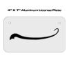 4 X 7 Aluminum License Plate  Thumbnail
