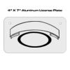4 X 7 Aluminum License Plate  Thumbnail