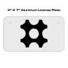 4 X 7 Aluminum License Plate  Thumbnail