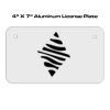 4 X 7 Aluminum License Plate  Thumbnail
