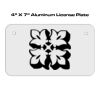 4 X 7 Aluminum License Plate  Thumbnail