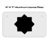 4 X 7 Aluminum License Plate  Thumbnail