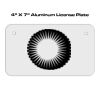 4 X 7 Aluminum License Plate  Thumbnail