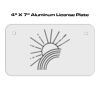 4 X 7 Aluminum License Plate  Thumbnail