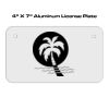 4 X 7 Aluminum License Plate  Thumbnail